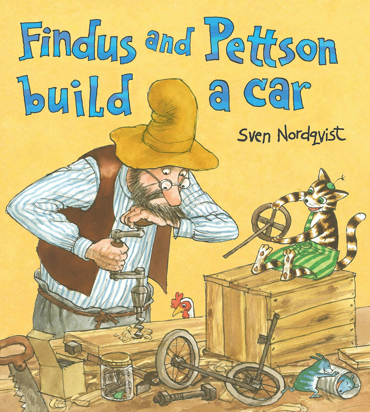 Cover image for Findus and Pettson Build a Car, isbn: 9781068685514