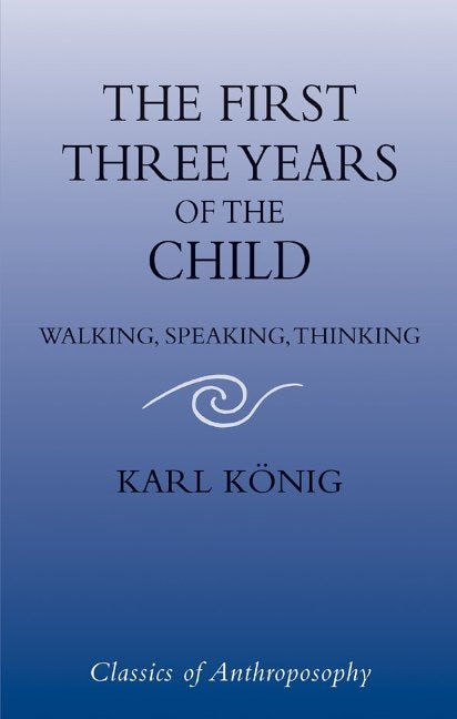 Cover image for The First Three Years of the Child, isbn: 9780863154522