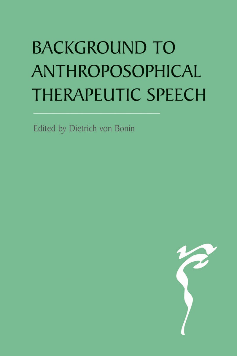 Cover image for The Background to Anthroposophical Therapeutic Speech, isbn: 9780863158766