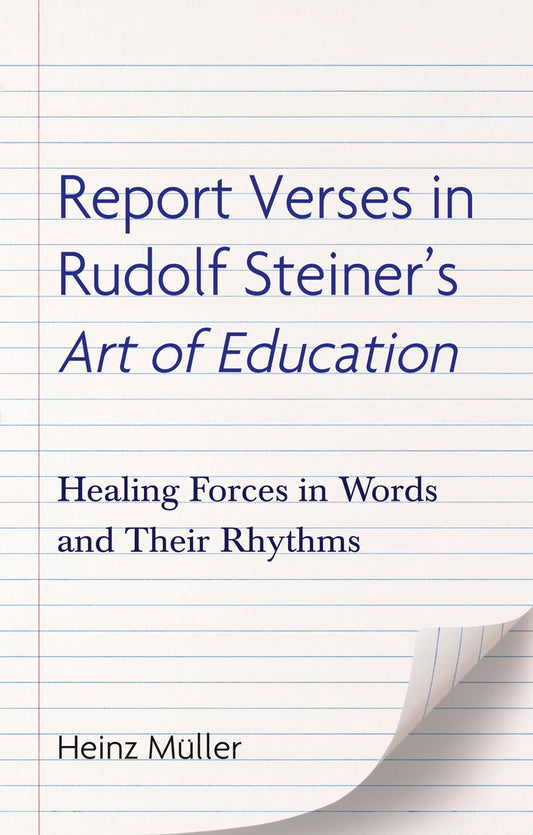 Cover image for Report Verses in Rudolf Steiner's Art of Education, isbn: 9780863159886