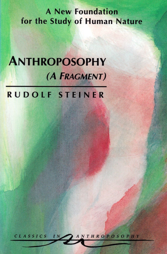 Cover image for Anthroposophy (A Fragment), isbn: 9780880104012