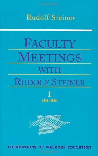 Cover image for Faculty Meetings with Rudolf Steiner, isbn: 9780880104586