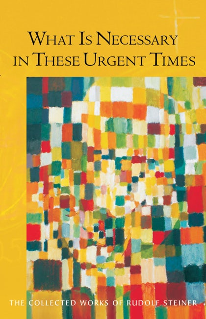 Cover image for What Is Necessary in these Urgent Times, isbn: 9780880106313