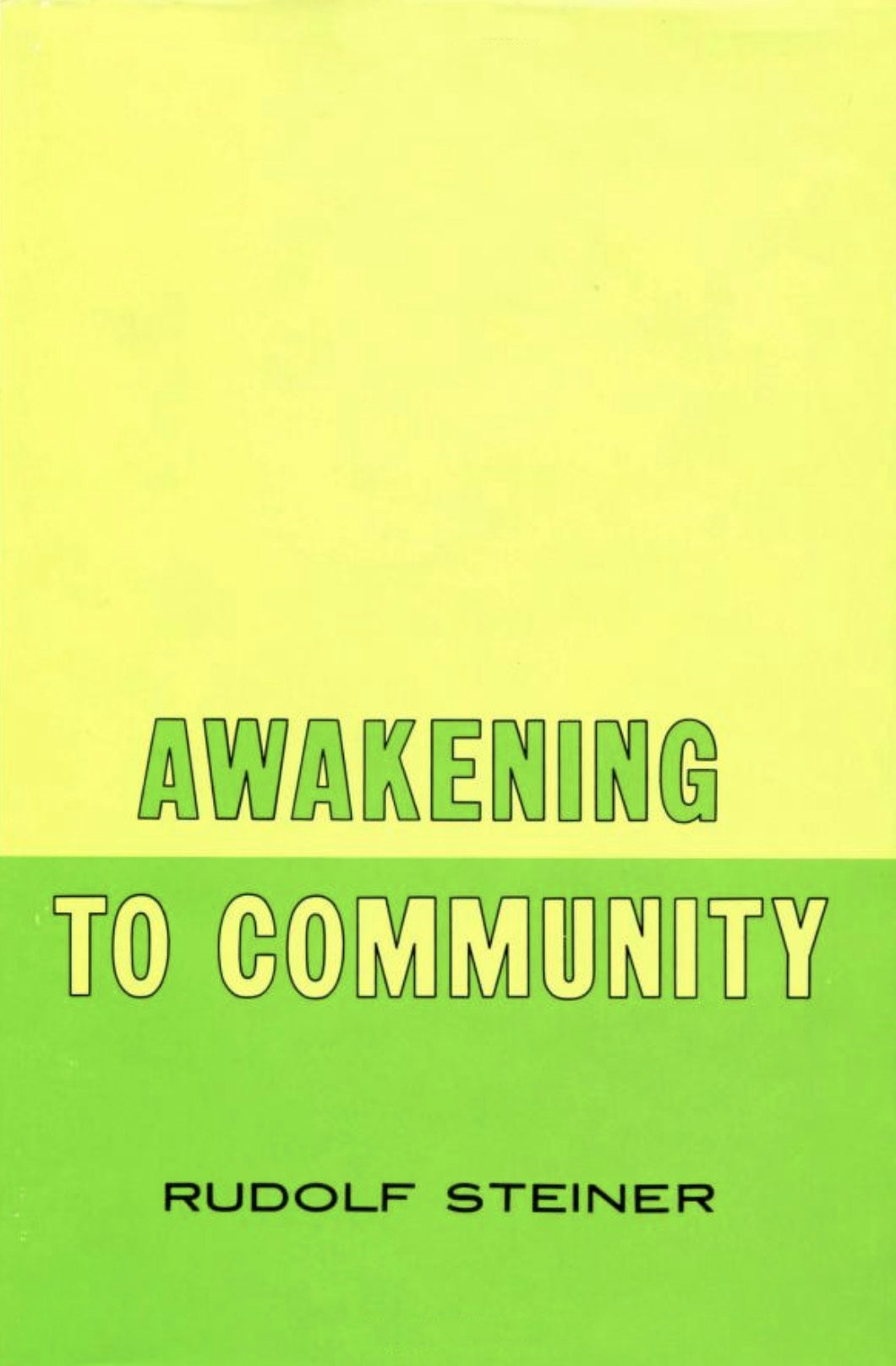 Cover image for Awakening to Community, isbn: 9780880106672