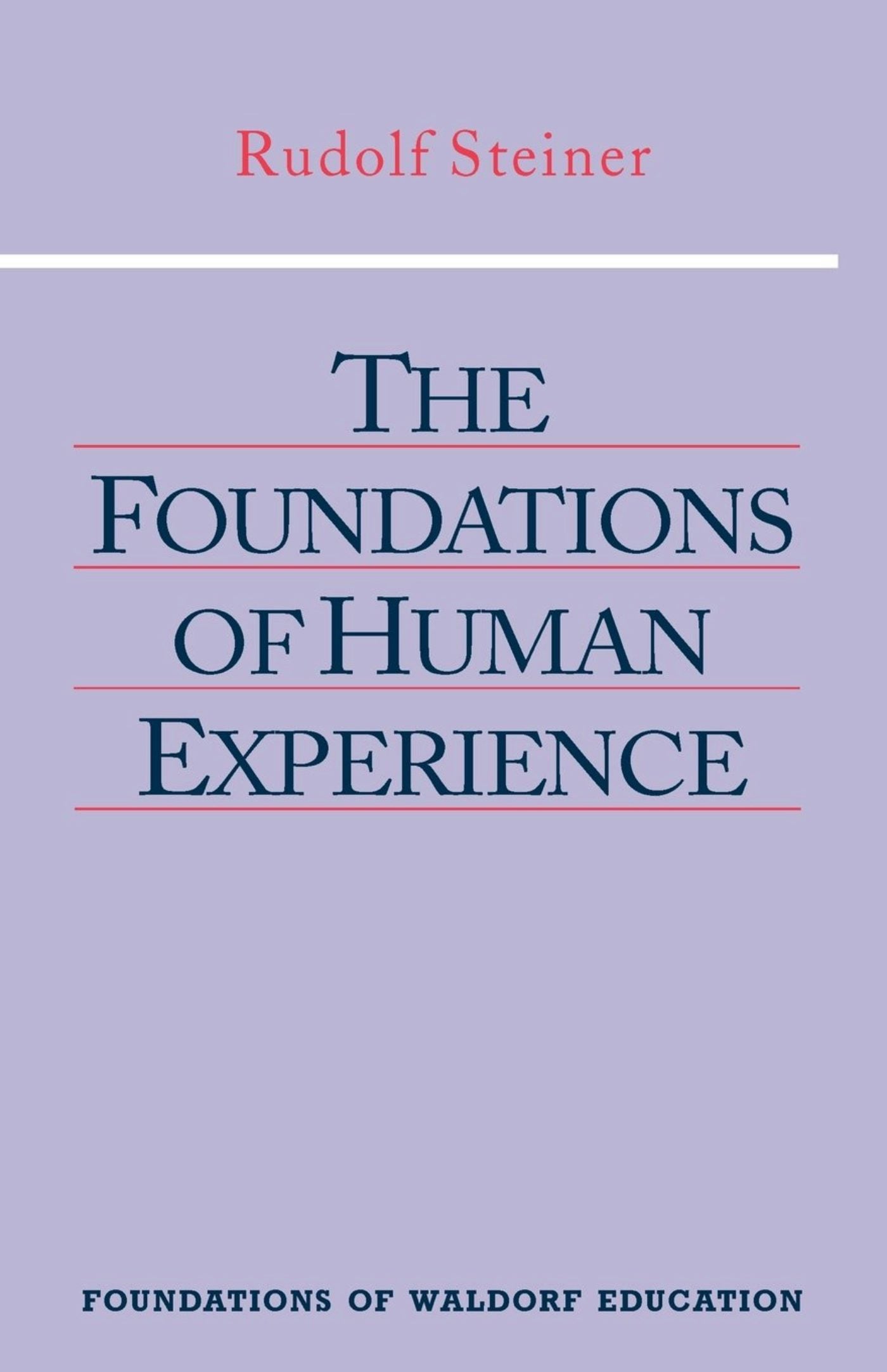 Cover image for The Foundations of Human Experience, isbn: 9780880109154