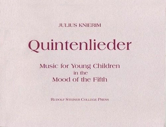 Cover image for Quintenlieder, isbn: 9780945803140