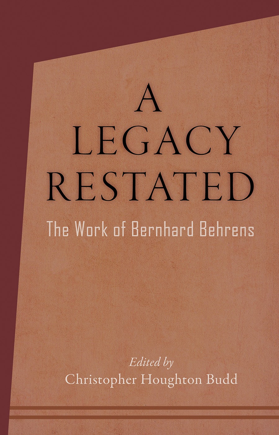 Cover image for A Legacy Restated, isbn: 9781621483816