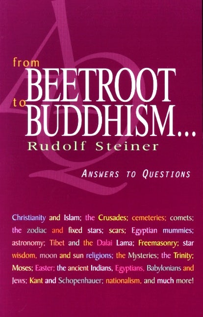 Cover image for From Beetroot to Buddhism . . ., isbn: 9781855840621