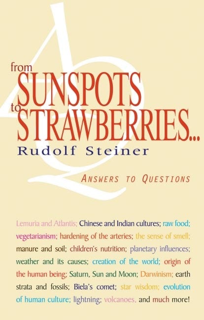 Cover image for From Sunspots to Strawberries . . ., isbn: 9781855841123