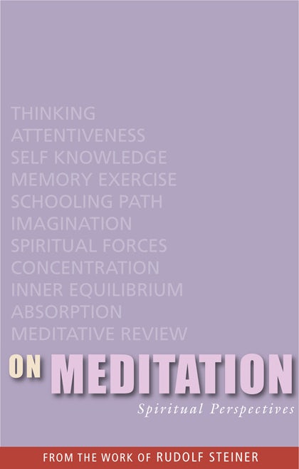 Cover image for On Meditation, isbn: 9781855842618