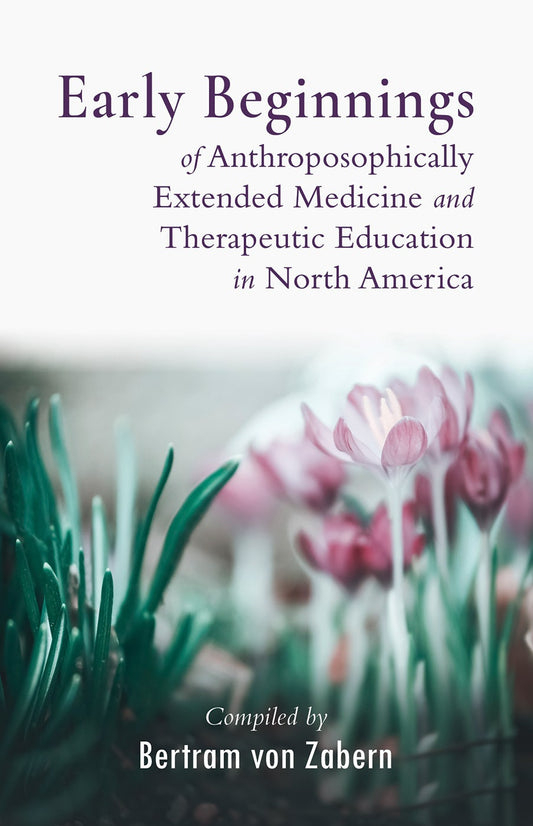 Cover image for Early Beginnings of Anthroposophically Extended Medicine and Therapeutic Education in North America, isbn: 9781938685552